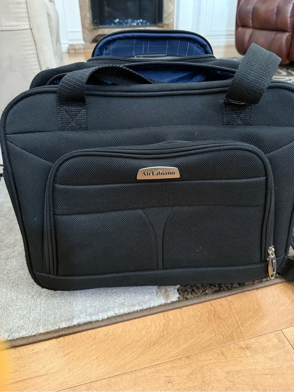 Libian Black Men's Professional Briefcase Bag